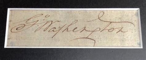 George Washington Autograph For Sale — American Historical Guild