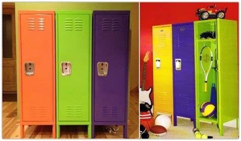 We have a variety of fun space savers for any age and any size room. 10 Ideas To Use Lockers As Kids Room Storage | Kidsomania