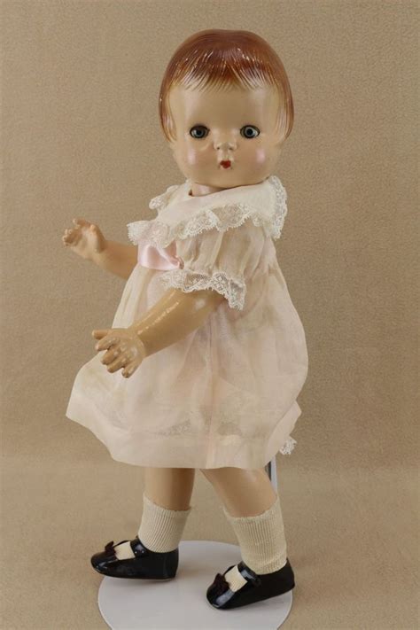 19 Vintage Antique Composition Effanbee Patsy Ann Doll With Original