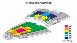 Sony Performing Arts Center Seating Chart My Girl