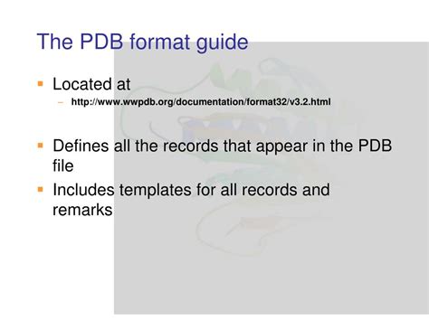 Ppt What Is In A Pdb File Powerpoint Presentation Free Download