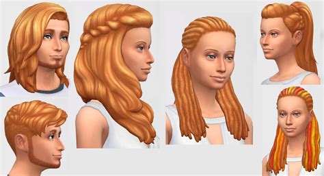 Mod The Sims Sunset Hair Colour Non Default Updated For Romantic