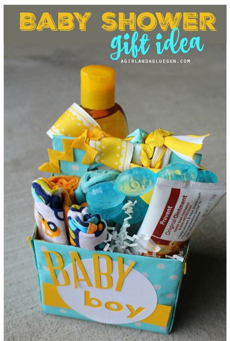 New mothers may feel restless about washing their infant, as they appear to be extremely delicate. Baby shower gift idea - A girl and a glue gun