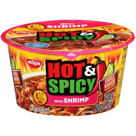 Nissin® Hot And Spicy With Shrimp Ramen Noodle Soup Bowl 3 27 Oz King Soopers
