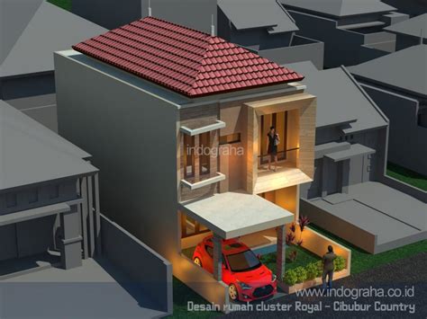 renovasi rumah minimalis  lantai  cluster royal cibubur