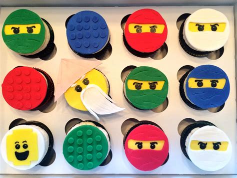 Much Kneaded Lego Ninjago Cupcakes