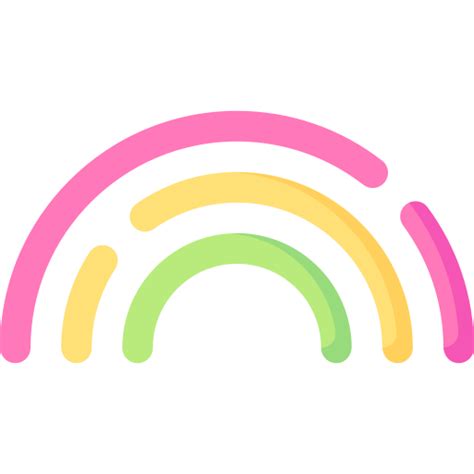 Neon Rainbow Free Weather Icons