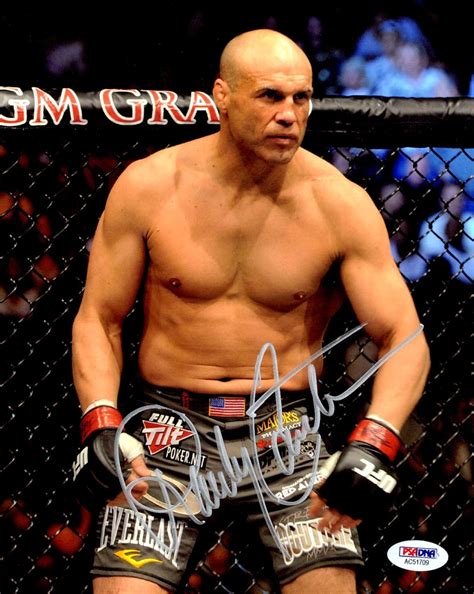 Randy Couture Signed Ufc 8x10 Photo Psa Coa Pristine Auction