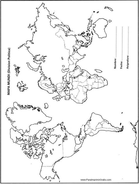 Mapas Escolares Para Imprimir Mapamundi Para Imprimir Mapa Para
