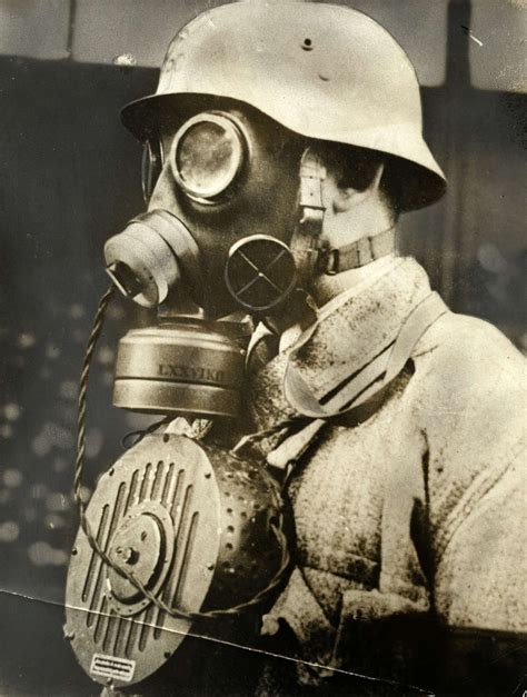 Ww2 German Army Gas Mask With Communication Device