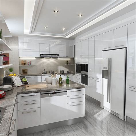 Lacquered Cabinets Kitchen Glaze White Lacquer Kitchen Cabinet In