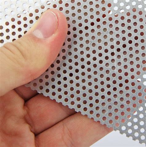 2mm Aluminium Perforated Sheet 2mm Hole X 35mm Pitch X 1mm Thick
