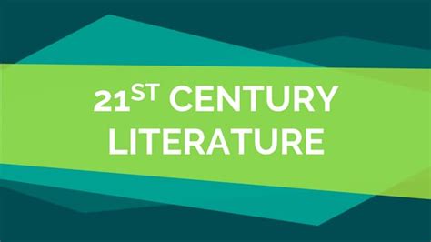 What Is 21st Century Literature Ppt