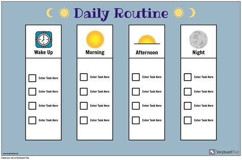 (you can hear the pronunciation of each phrase in the video). Make a Routine Chart | Daily Routine Chart Template