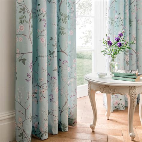 Blackout eyelet curtains also have the added benefit of helping to regulate the. Dorma Duck Egg Maiya Lined Pencil Pleat Curtains | Dunelm