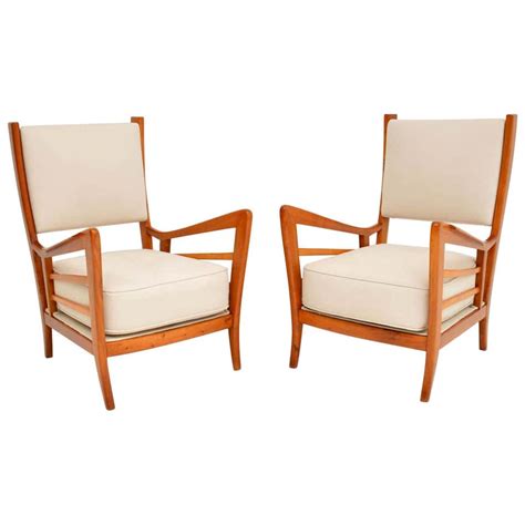 Pair Of Vintage 1950s French Armchairs For Sale At 1stdibs