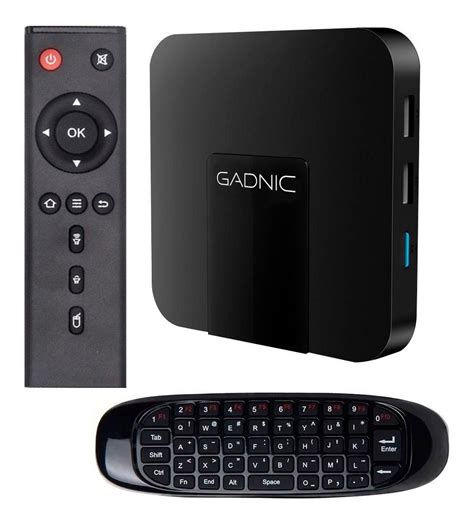 Tv Box Gadnic Tx 1200 Teclado Air Mouse Ksmtv030 Estándar 4k 16gb