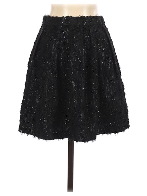 Topshop Women Black Formal Skirt 4 Ebay