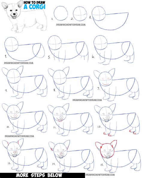 How To Draw A Realistic Dog Step By Step Draw A Dog In 4 Easy Steps