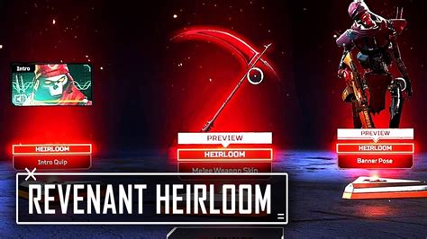 Revenant Heirloom Opening Gameplay Youtube