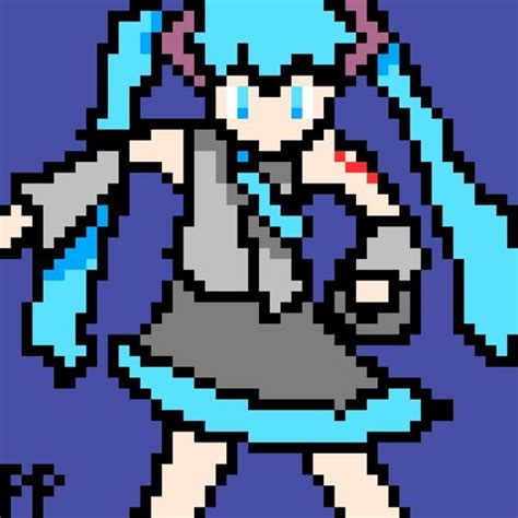 Hatsune Miku Pixel Art Amino