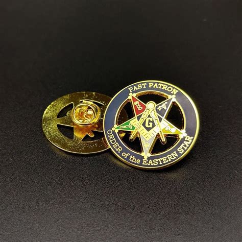 Past Patron Order Of The Eastern Star Oes Masonic Lapel Pi Size 12