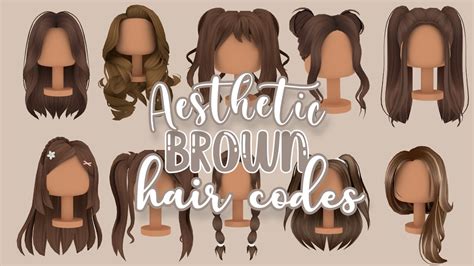 Roblox Aesthetic Brown Hair Codes Imagesee