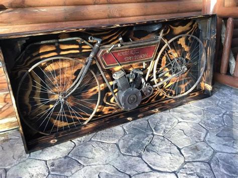Very impressed with the work of brian stichter.we love that. Ultimate Wall Art: Replica 'Crate Find' Board Track Racer ...
