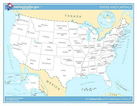 United States Line Map