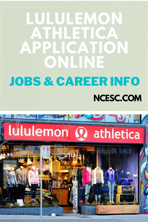 Lululemon Athletica Application Online Jobs And Career Info