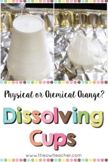 Dissolving Cups Physical Or Chemical Change Artofit
