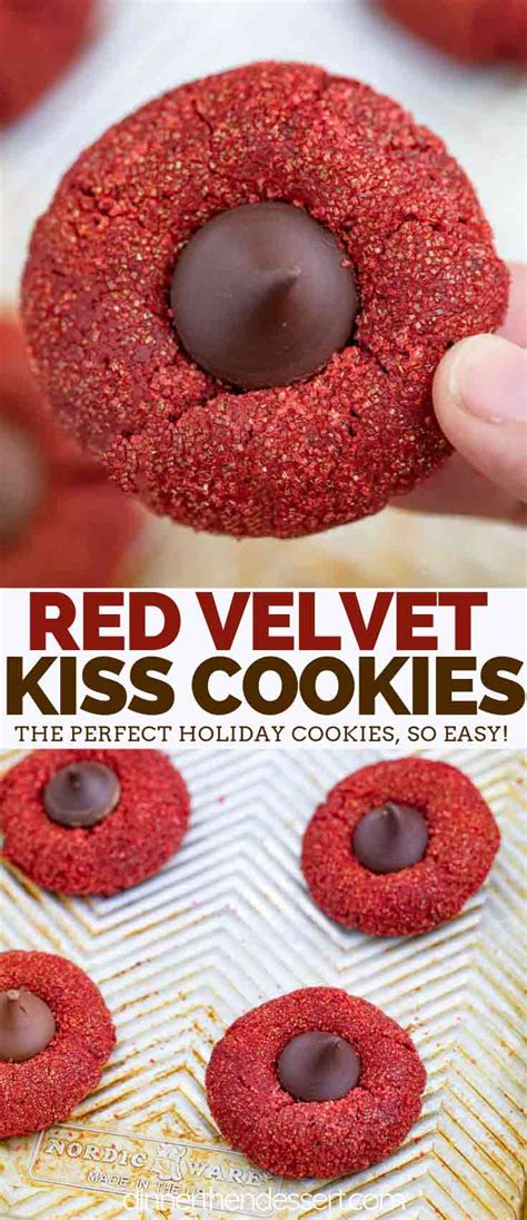 Contact resepi red velvet enak on messenger. Red Velvet Kiss Cookies (Perfect for Holidays!) - Dinner ...
