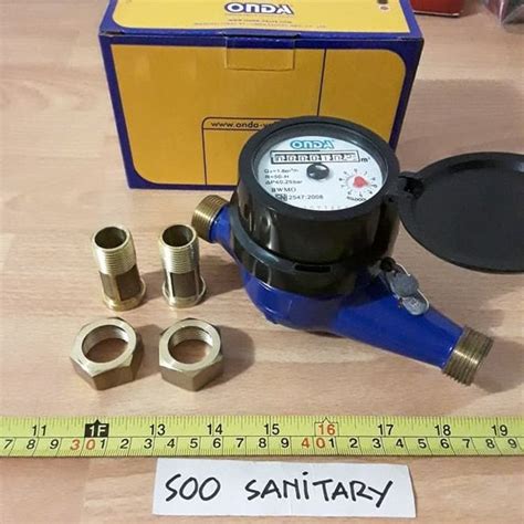 Jual Water Meter 1 2 Onda Brass Meteran Air Kuningan Di Lapak Soo