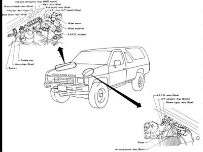Wiring diagram for off road lights 94 lbyd21 headlamp relay location. 1997 Nissan Pickup Fuel Pump Wiring Diagram : 1995 Pathfinder Fuse Box Wiring Diagram Regional ...