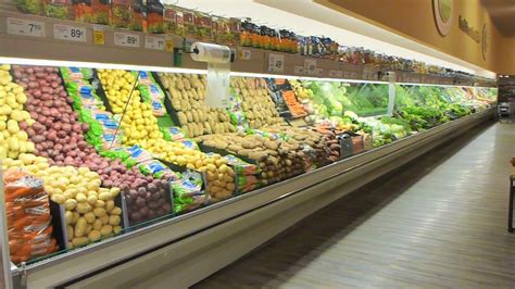 Fresh Produce At Grocery Store Stock Video Footage - Storyblocks