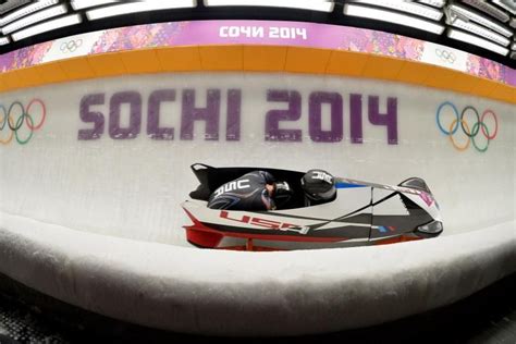 Sochi2014 Teamusa 2 Man Bobsled Team Slides In With Bronze Medal