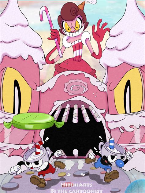Cuphead Baroness Von Bon Bon By Hibikiarts Retro Gaming Art Cute Cartoon Wallpapers Anime