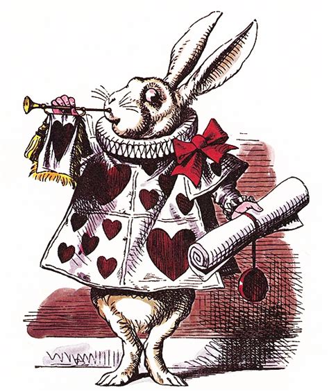The White Rabbit By John Tenniel 1865 Alice Aux Pays Des Merveilles