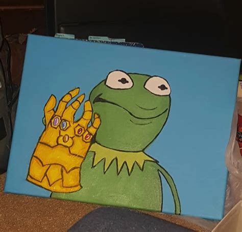 Kermit Meme Paintings Know Your Meme