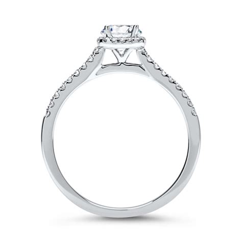 Brilladia 14ct White Gold Ring With Diamonds Dr0132sl 14kw