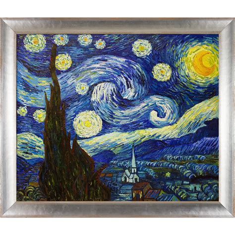 Van Gogh Starry Night Reproduction Oil Painting Riset