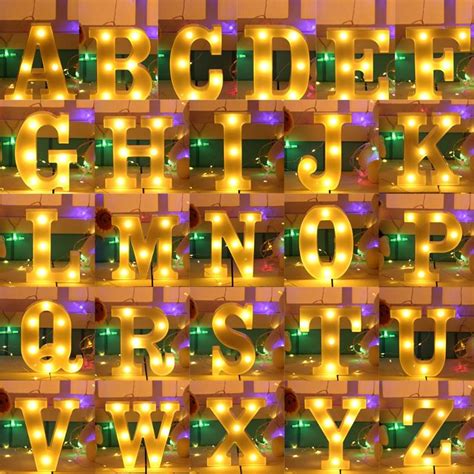 Why number zero (0) is read as alphabet o by most of the. 22CM 3D 26 White LED Letter Marquee Sign Alphabet Light ...