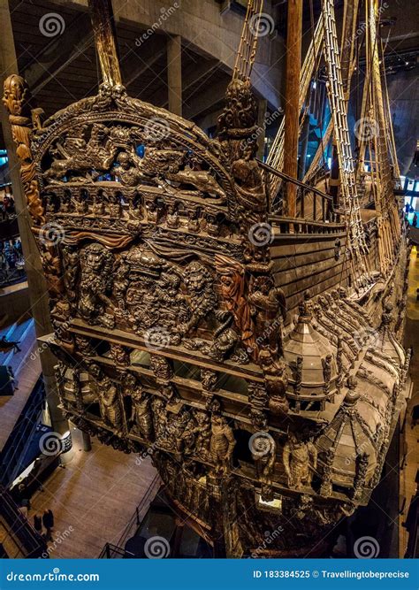 The 17th Century Vasa Ship Vasa Museum Djurgarden Sweden Editorial