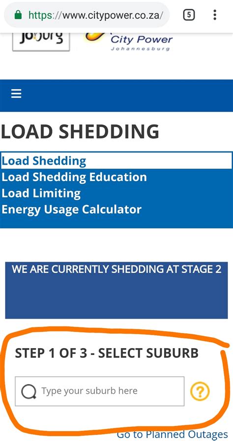 Receive a sms when the loadshedding stage changes with updates during the day if and when any of your registered areas will be affected. How to check your loadshedding schedule | Roodepoort Record
