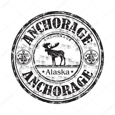 Anchorage Alaska Grunge Rubber Stamp — Stock Vector © Oxlock 24778453