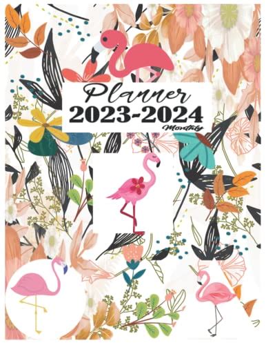 Flamingos T 2023 2024 Monthly Planner Flamingos Lover 2 Two
