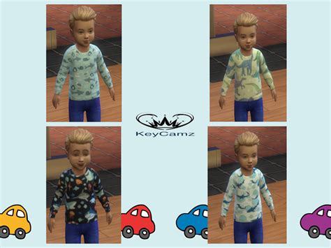 The Sims Resource Keycamz Toddler Boys Shirt 1