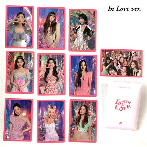 Twice Taste Of Love Official Photocard Pob Etsy Nederland