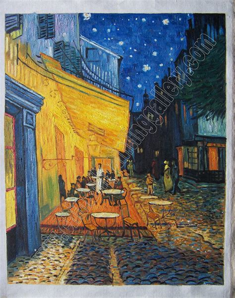 The Cafe Terrace On The Place Du Forum Arles At Night Van Gogh Oil