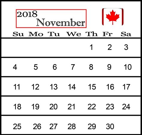 November 2018 Calendar Printable Templates In Ms Word Blank Calendar